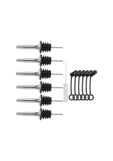 304 Paslanmaz Çelik Şarap Şişesi Pipet Tıpası İçki Dağıtıcı Dökücü Mantar Mutfak Aksesuarları Diğer