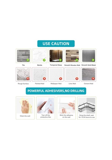 Konesam Demir Sabun Tutucu, Deliksiz Yapıştırıcı İle Kurulum, Su Akış Delikleri, Banyo Ve Mutfak İçin Uzun Ömürlü Depolama Diğer