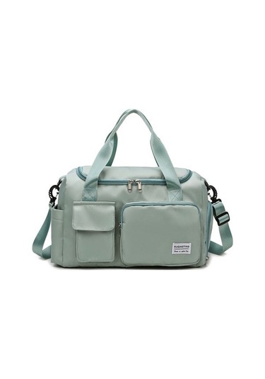 Skycity Yeşil Su Geçirmez Spor Çanta - Geniş Hacimli, Kuru-ıslak Bölmeli, Fitness-yoga-seyahat İçin Mint Yeşili