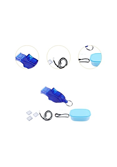 Homyl Spor Düdüğü Hafif Taşınabilir Boyun Askılı Hakemler Koyu Mavi