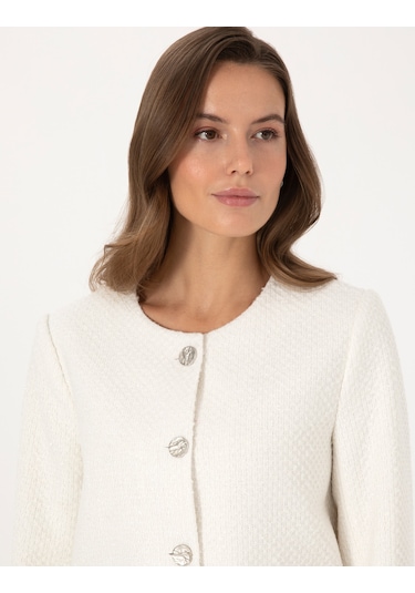 Pierre Cardin Kadın Ekru Ceket 50319417-vr019