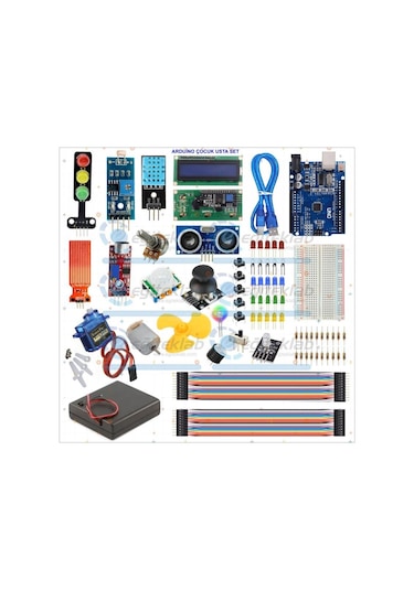 Yeni Robotik Kodlama Arduino Çocuk Usta Profesyonel Eğitim Seti