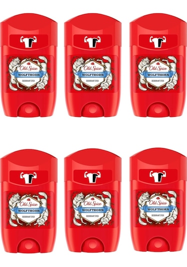 Old Spice Wolfthorn Erkek Stick Deodorant 6 x 50 ML
