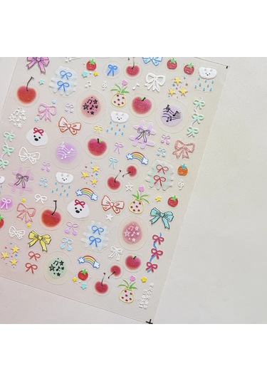 1 Adet Sevimli Bir Torba Denizyıldızı Tırnak Charm Çıkartmalar 3d Jöle Okyanus Balık Kabarcık Yapışkanlı Tırnak Etiket Dıy Yaz Tırnak Sanat Süslemeleri Ten Rengi