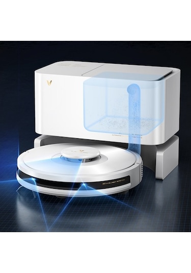 Viomi Alpha 2 Pro Toz Boşaltma Üniteli Niteli Akıllı Robot Süpürge Beyaz