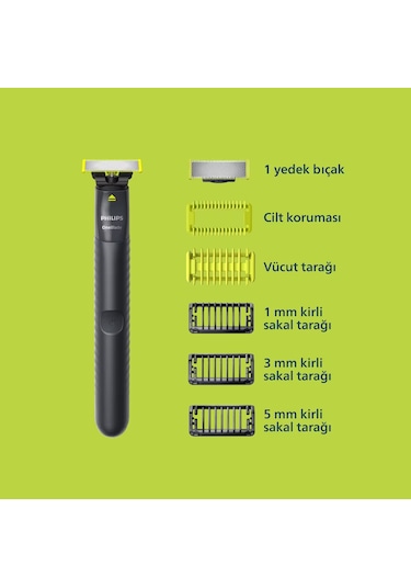 Philips Oneblade Qp1624/10 Yüz + Vücut 8 Saat