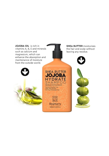 Beamarry Shea Butter Hydrate Shampoo 380 Ml