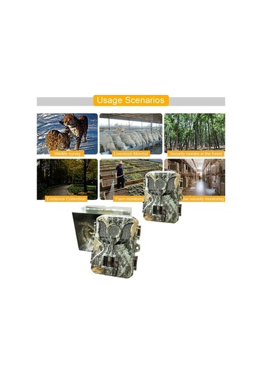 Pazly Açık Takip Kamerası Ip66 Su Geçirmez Yaban Hayatı Avcılık Çok Renkli Gece Görüşlü Çok Renkli