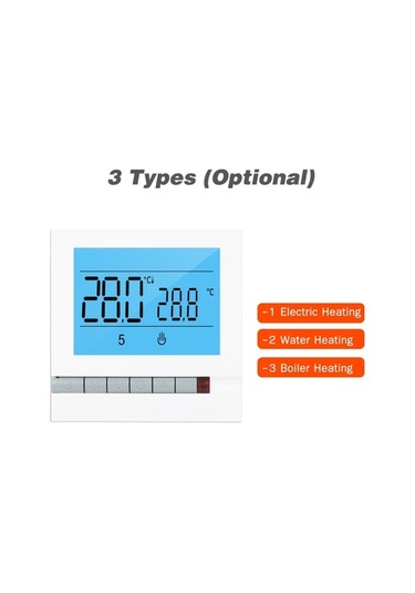 Pazly Lcd Ekranlı Su Isıtma İçin Programlanabilir Akıllı Termostat