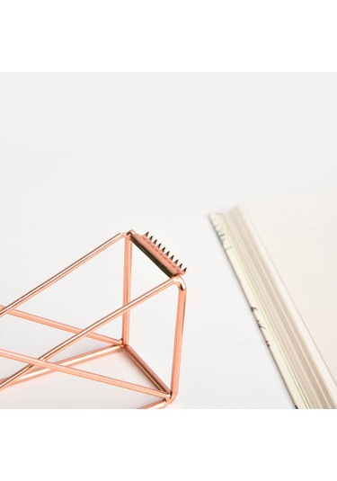 Youtek Rose Gold Metal Gergin Kesici - Delikli Tasarım, Pürüzsüz Kaydırıcı, Ofis Ve Ev İçin Zekice Ofis Malzemesi 1 Adet