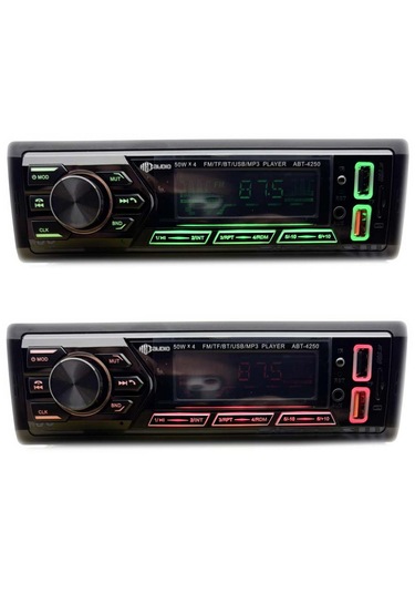 Hei Abt 4250 Usb Sd Aux Bluetooth Radio Renkli Ekran Oto Teyp