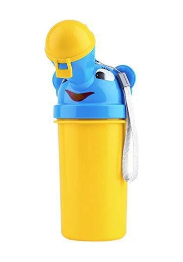 Ranyeek Erkek Bebek Taşınabilir Idrar Kabı - Araç Ve Ev Kullanıma Uygun - Kolay Kullanimlı, Dayanıklı Materyal - Bebekler İçin Sarı Tuvalet Diğer