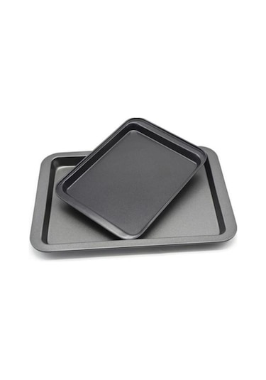 Altın Dikdörtgen Paslanmaz Kek Fırını Çelik Yapışmaz Ekmek Mutfak Pişirme Tepsisi Gadget 33cm X 23cm X 2cm Altın