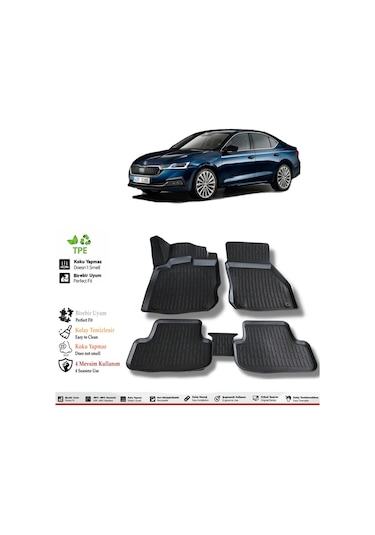 Skoda Octavia 2025 Model 4d Havuzlu Paspas