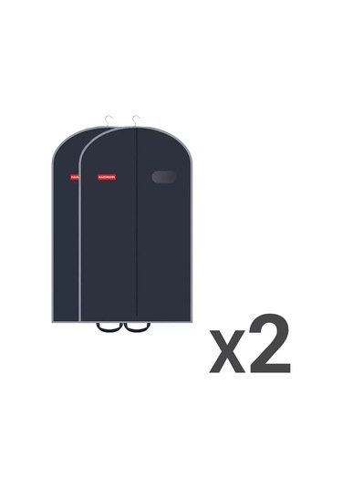 Hausmann Kıyafet Kılıfı, Oval Pencereli 60x100, Siyah - 2 Adet. 229651051 Siyah