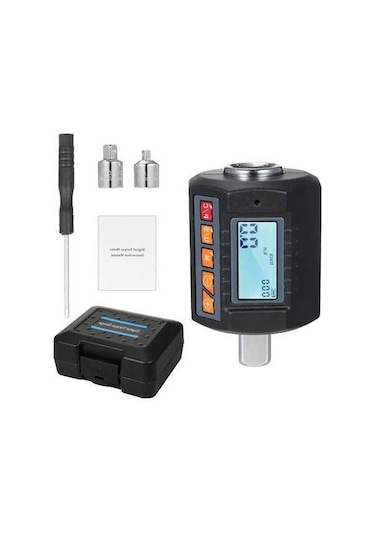Tongxida Enc-340 Dijital Tork Ölçer Anahtarı, Sesli, 4 Ünite, 1/2'' Sürücü, 3/8''&1/4'' Adaptörler İçerir