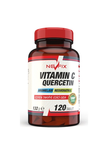 Nevfix Coenzyme Q10 200 Mg 120 Tablet Vitamin C Bromelian Quercet