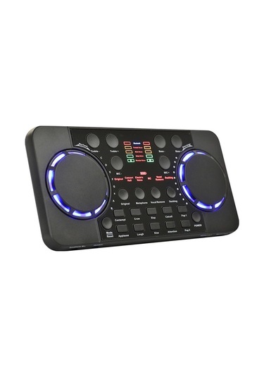 V300 Akıllı Telefon Ve Bilgisayar Uyumlu Canlı Yayın Ses Kartı Seti - Bluetooth Ve Dahili Pil İle Mikser Ve Reverb Özellikleri
