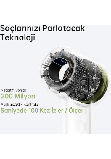 Laifen Mini Saç Kurutma Makinesi - Yeşil
