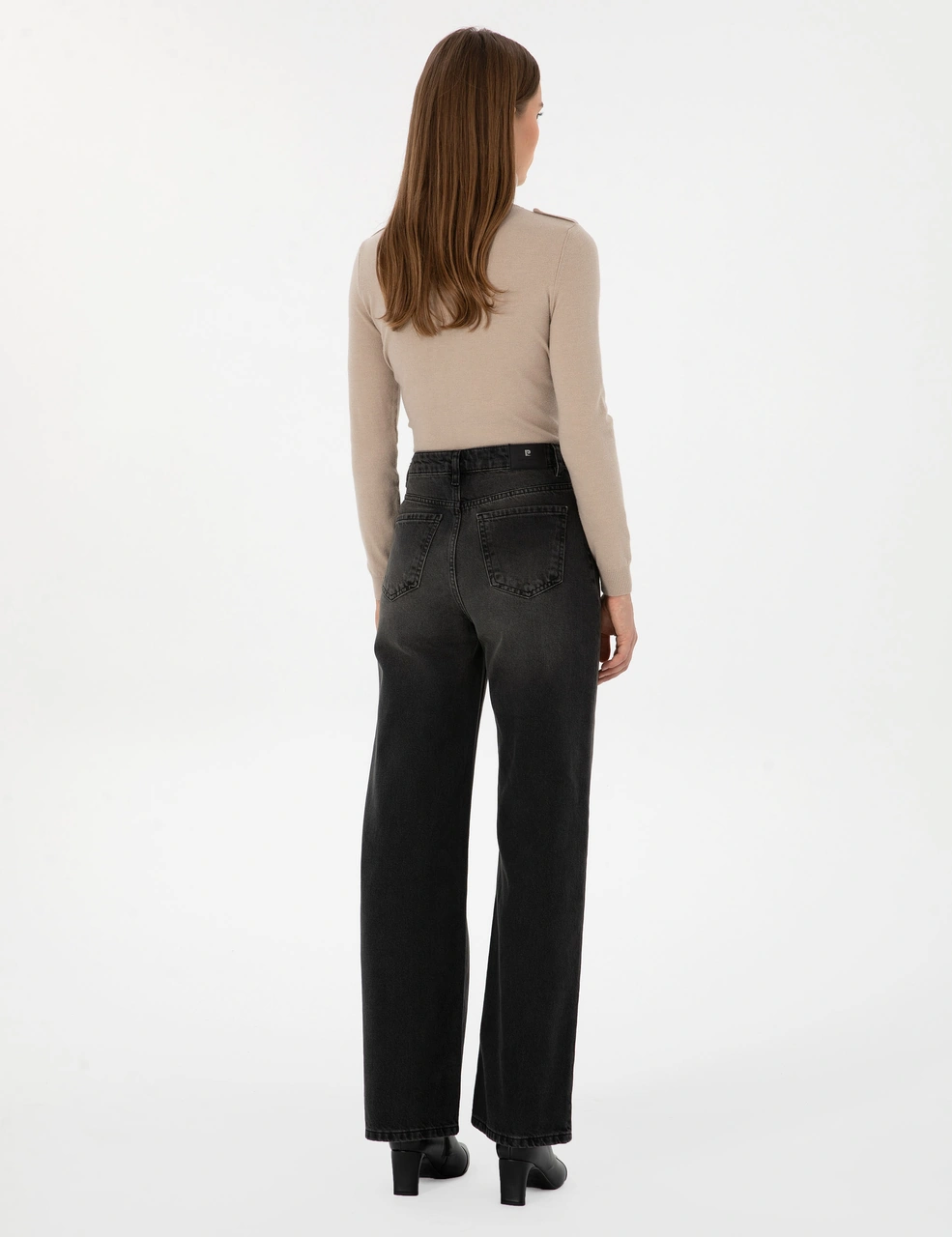 Pierre Cardin Kadın Siyah Pantolon Jean 50314123-vr046 Siyah
