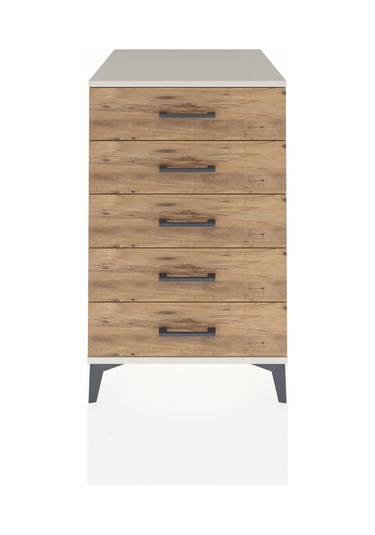 Kronos Komodin 5 Çekmeceli 60x59x96 Aytaşı-çam Aytaşı