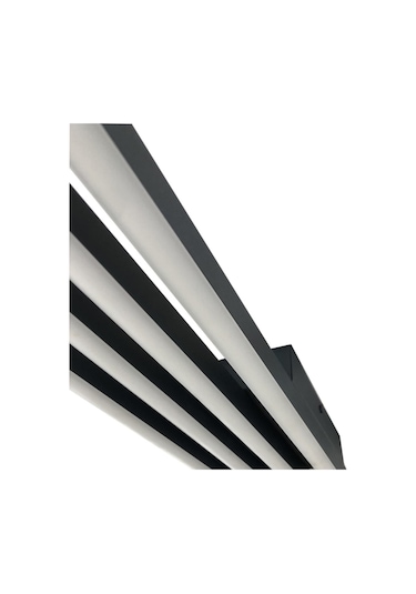 Tavan Led Avize Inline 100x4cm Plafonyer Siyah - Sarı