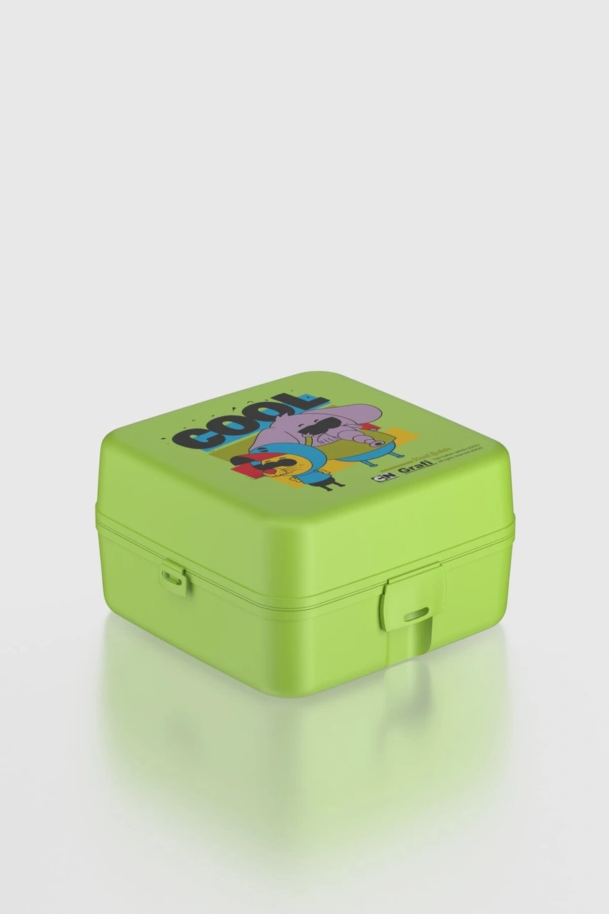 Renga Leya Kral Şakir Desenli Pp Çocuk Beslenme Kabı 222052 Yeşil Yeşil