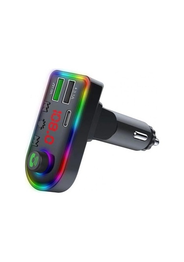 Willowhaven F8 Araba Mp3 Çalar - Renkli Arka Işıklar, Usb Ve Bluetooth Destekli - Siyah
