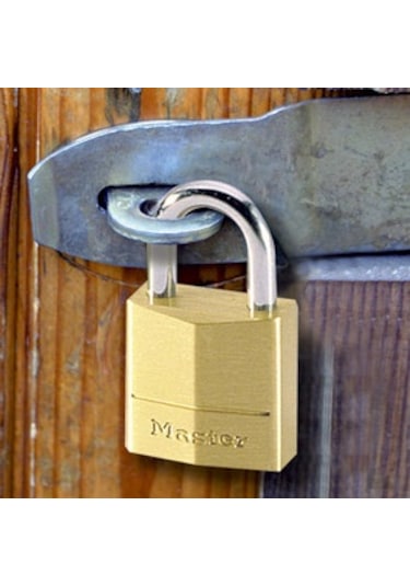 Master Lock 120 Eurd 20mm Masif Pirinç Asma Kilit