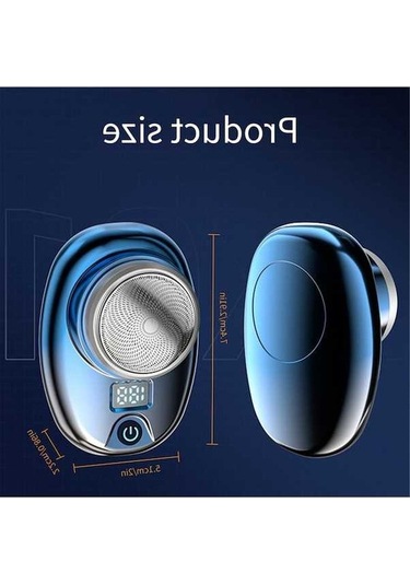 Ulzyvf Tıraş Sürümü Seyahat Mini Mavi Makinesi Erkek Elektrikli Cep At