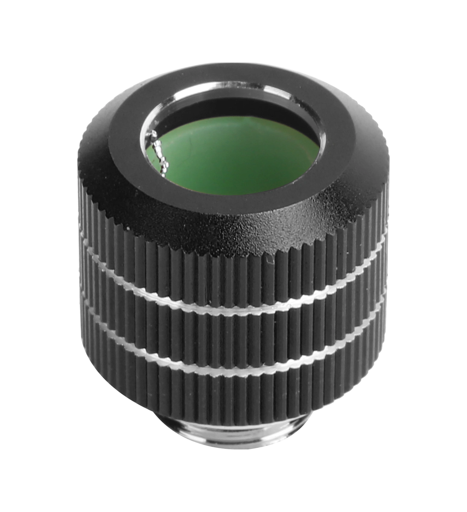 Xiyyadms 12mm Petg/pmma Donanım Su Soğutma Hard Tube Bağlantısı, 20kg Çekme Dayanımı, G1/4 Dişli, Bakır Gövde, Silikon Muffla İle Tamamen Kapalı, Siyah