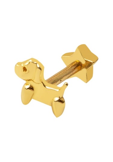 Bilezikci  14 Ayar Altın Tragus Piercing Küpe Kphsy14k22506