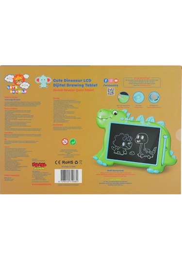 Nessiworld Lc-31068 Sevimli Dinazor Çizim Tableti 10 İnç Çok Renkli