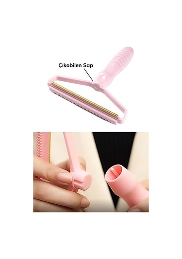 Petinka Tüy Toplayıcı Taşınabilir Çift Taraflı Elbise Kazak Kumaş Tüy Tiftik Temizleyici Toplayıcı