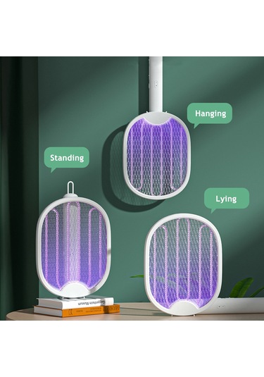 Ruicoo Katlanır 2'li Elektrikli Sivrisinek Öldürücü - Taşınabilir & Duvara Asılabilir Usb Şarjlı