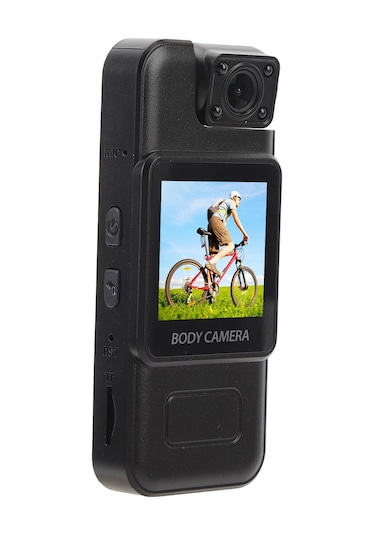 Geeroyoo Giyilebilir Mini Kamera 4k Çözünürlük 130 Geniş Açı 180 Döner Lens Hareket Algılama Döngü Kayıt 1.3" Ekran Sırt Klipsi