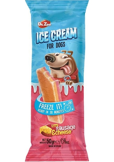 Dr.zoo Helado Sosis Peynirli Köpek Dondurma 50 G