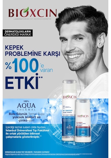 Bioxcin Aqua Thermal Yoğun Kepek Karşıtı Şampuan Ds 200 ml Kepek Kaşıntı Pullanma Karşıtı