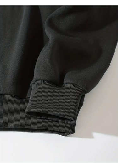 Unisex 2ip Şardonlu Tom And Mickey Nosd Sax Oversize Sweatshirt Saxmcky12