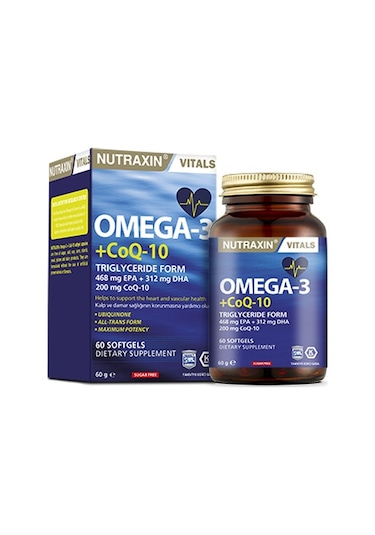Nutraxcın Omega-3 +Co10