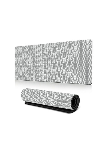 Cbtx 300 X 700 X 3mm Soyut Sıvı Desenli Mouse Pad Kaymaz Kauçuk Mouse Pad - Stil B