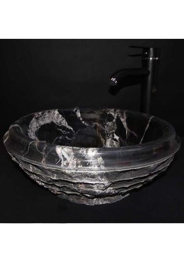 Toros Siyah Dışı Çizik Patlatma V Lavabo