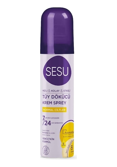 Sesu Normal Ciltler için Tüy Dökücü Krem Sprey 150 ml