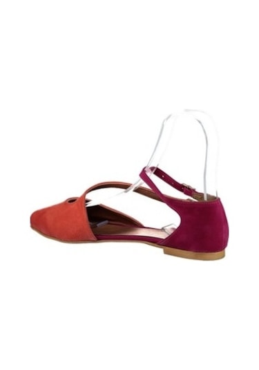 Fox Shoes Turuncu/Fuşya Kadın Babet D726016902