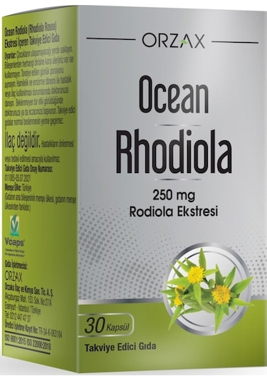 Ocean Rhodiola 250 MG 30 Kapsül