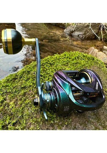 Motion003 Proberos Su Damlası Balık Makarası Sol El 5+1bb Bilyalı Rulman 7.2:1 Dişli Oranı 12kg Çekme Gücü Tatlı Tuzlu Su