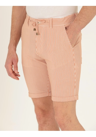 Pierre Cardin Erkek Turuncu Şort / Bermuda 50264862-vr051 Turuncu