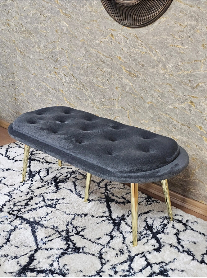 Ufo Oturak Bench - Gold Kaplama Sivriltme Ayak - Oturak - Bench - Çok Renkli