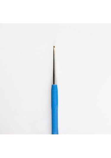 Abarta Tulip Silikon Elastik Saplı Dantel Tığ No:8 & 1.25mm Mavi No 8 - 1,25 Mm