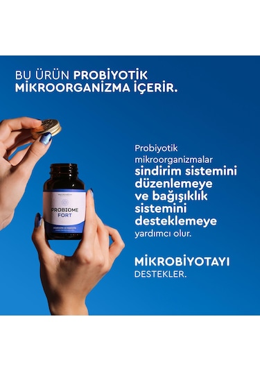 Probiome-fort Takviye Edici Gıda 60 Kapsül